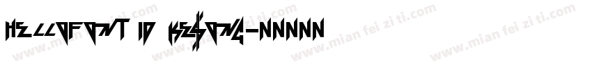 Hellofont ID KeSong字体转换